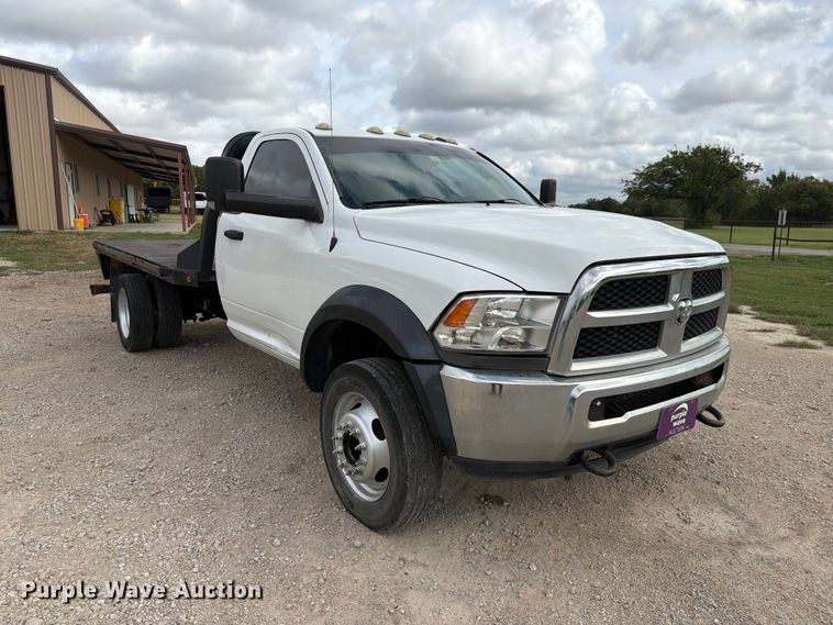 image for item DU3139 2014 RAM 5500 flatbed truck