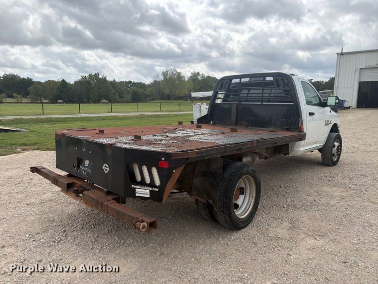 image for item DU3140 2014 RAM 5500 flatbed truck