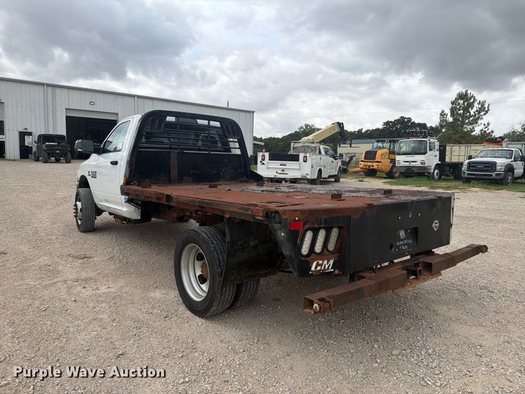 image for item DU3140 2014 RAM 5500 flatbed truck