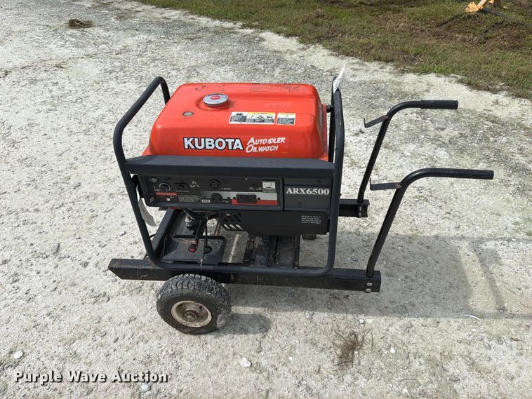 image for item DV7387 Kubota ARX6500 generator