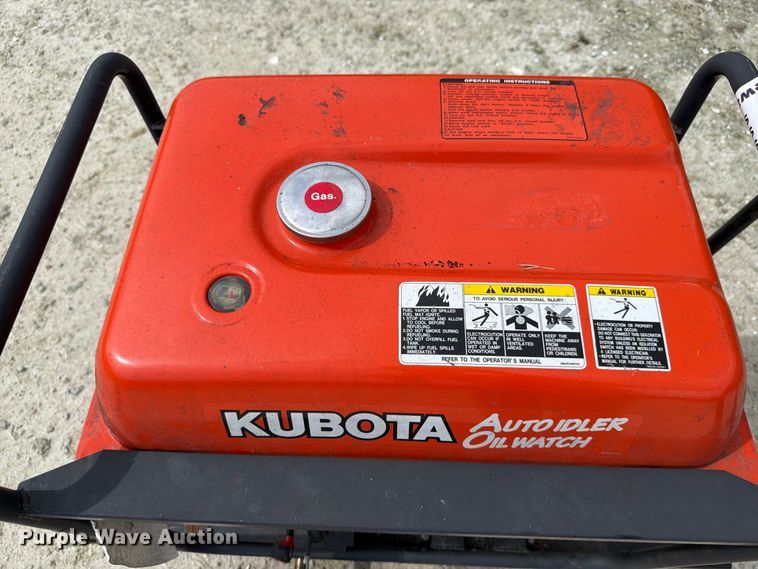 image for item DV7387 Kubota ARX6500 generator