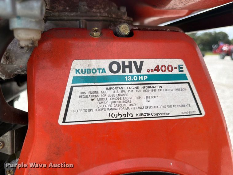 image for item DV7387 Kubota ARX6500 generator