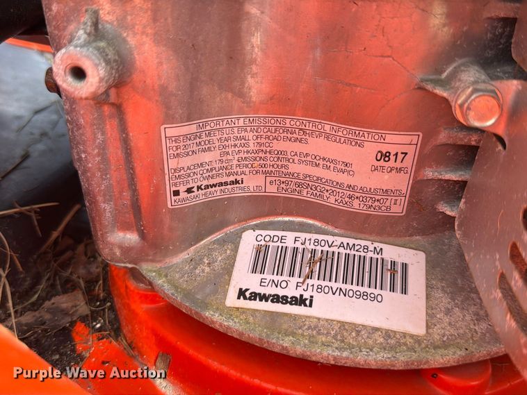 image for item DV7388 2017 Kubota WGC6–21 push mower
