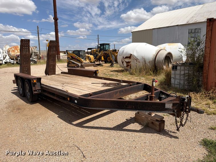 image for item DV8660 2009 Belshe Trailers Wb12 utility trailer
