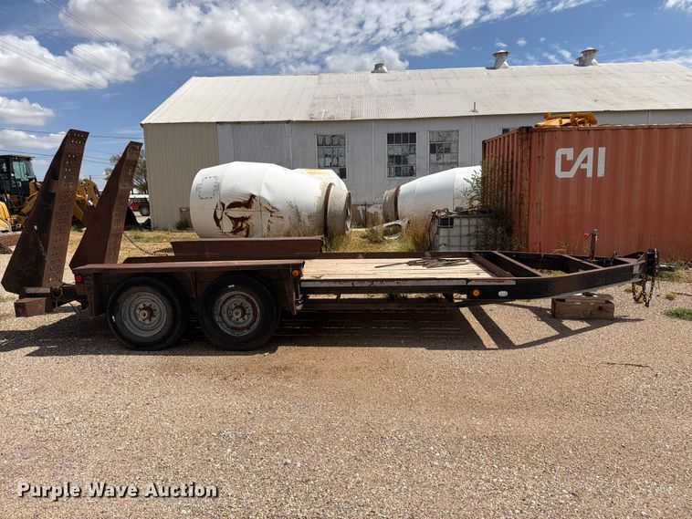 image for item DV8660 2009 Belshe Trailers Wb12 utility trailer