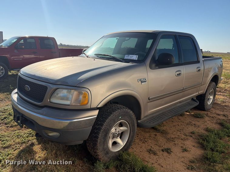 image for item DV8672 2002 Ford F150 Crew Cab pickup truck