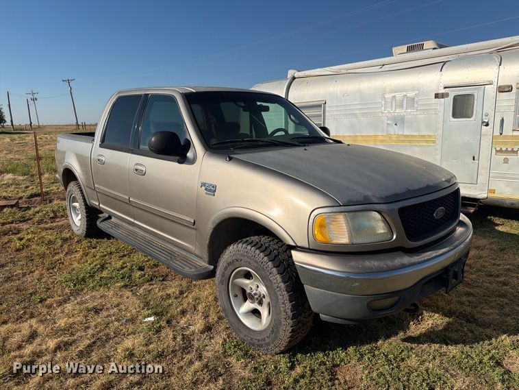 image for item DV8672 2002 Ford F150 Crew Cab pickup truck
