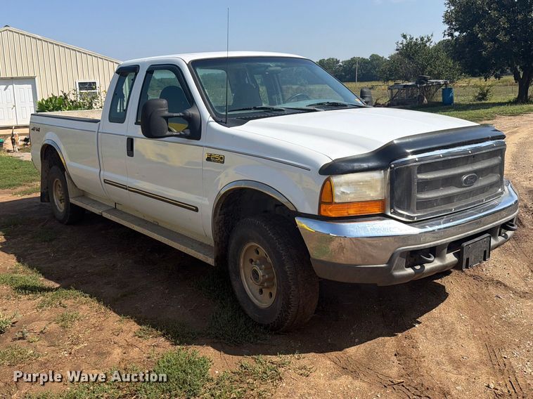 image for item DY3449 1999 Ford F250 Ext. Cab pickup truck