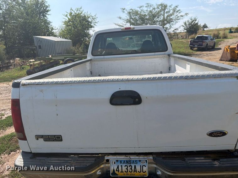image for item DY3449 1999 Ford F250 Ext. Cab pickup truck