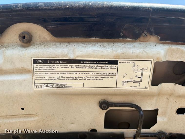 image for item DY3449 1999 Ford F250 Ext. Cab pickup truck