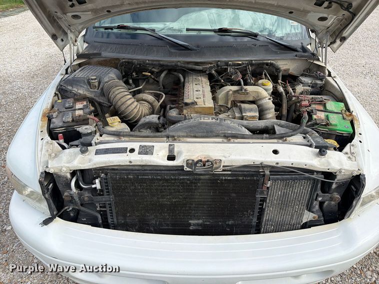 image for item DZ4897 1999 Dodge Ram 3500 flatbed pickup truck