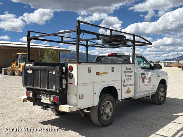 image for item ED0196 2019 RAM 2500 utility bed pickup truck