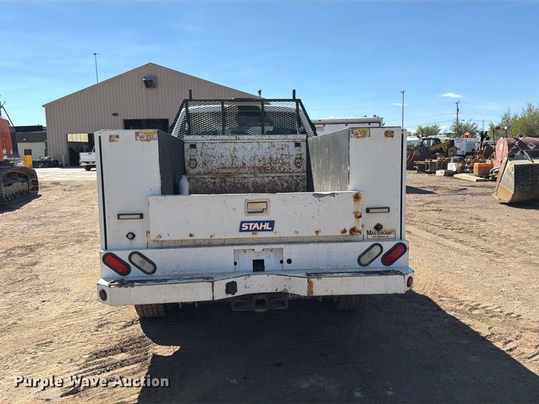 image for item ED0199 2017 Ford F350 Super Duty Crew Cab utility bed pickup truck