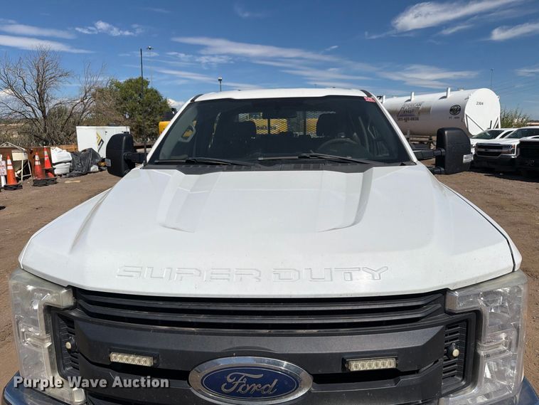 image for item ED0199 2017 Ford F350 Super Duty Crew Cab utility bed pickup truck