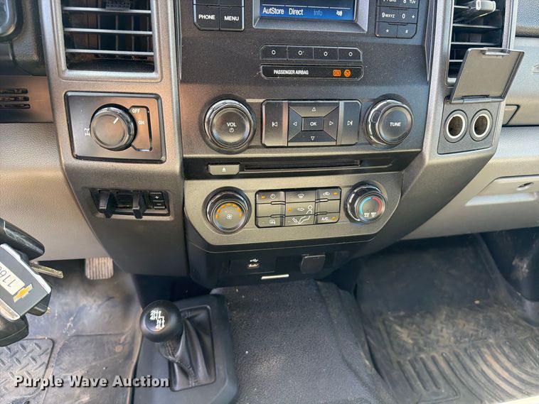 image for item ED0199 2017 Ford F350 Super Duty Crew Cab utility bed pickup truck