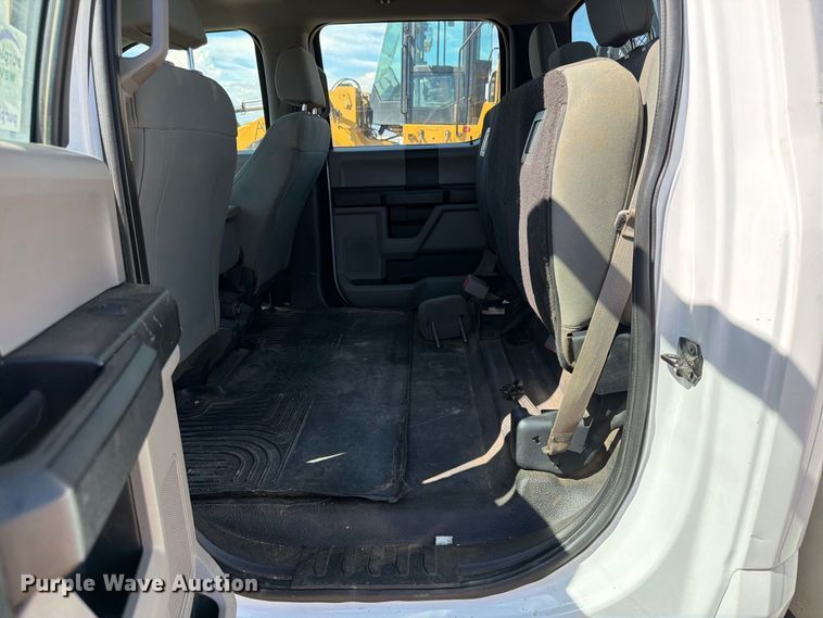 image for item ED0199 2017 Ford F350 Super Duty Crew Cab utility bed pickup truck