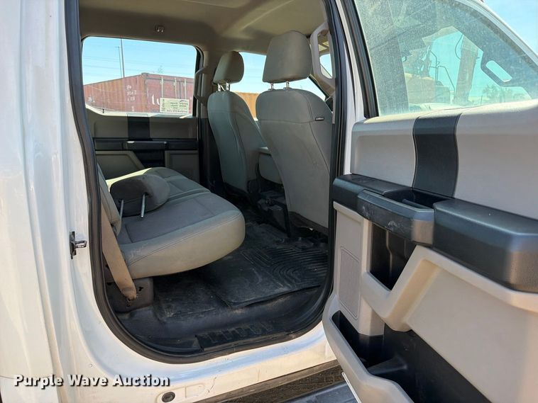 image for item ED0199 2017 Ford F350 Super Duty Crew Cab utility bed pickup truck