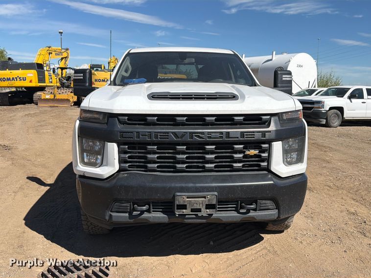image for item ED0200 2020 Chevrolet Silverado 2500 Crew Cab utility bed pickup truck