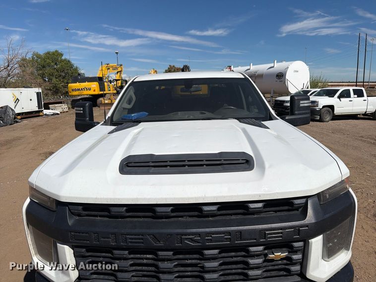 image for item ED0200 2020 Chevrolet Silverado 2500 Crew Cab utility bed pickup truck