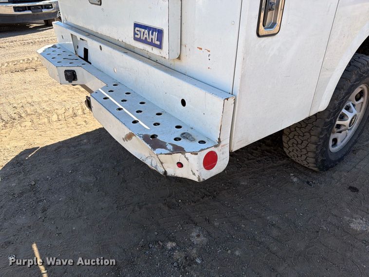 image for item ED0200 2020 Chevrolet Silverado 2500 Crew Cab utility bed pickup truck
