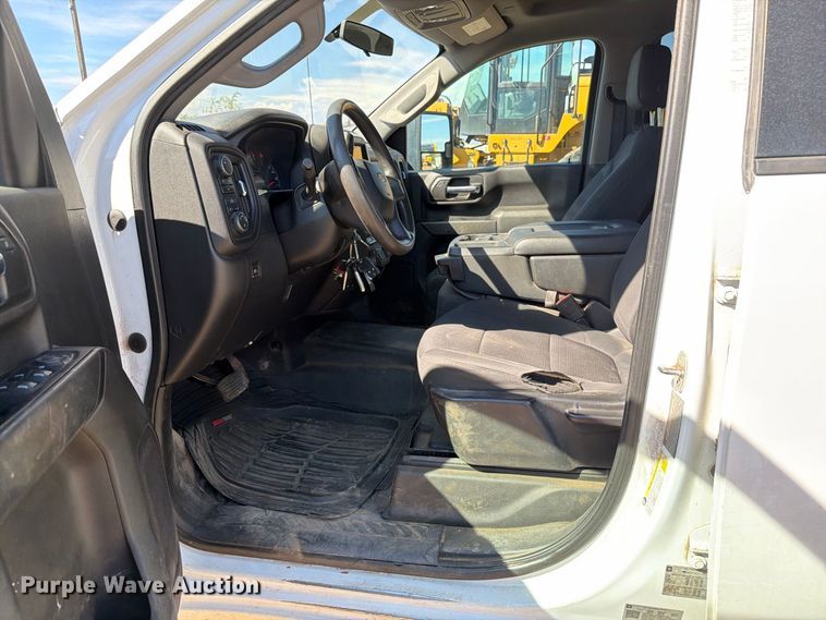 image for item ED0200 2020 Chevrolet Silverado 2500 Crew Cab utility bed pickup truck