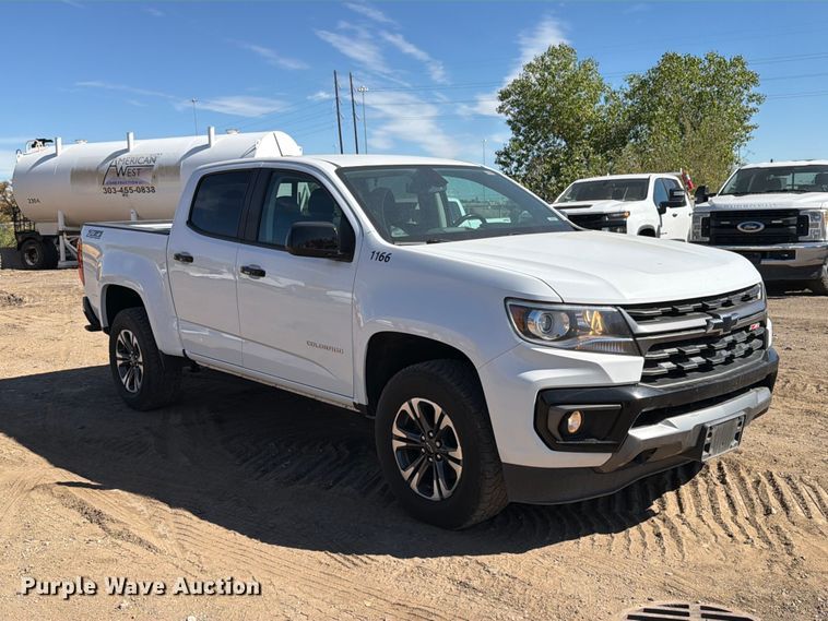 image for item ED0201 2022 Chevrolet Colorado Z71 Crew Cab pickup truck