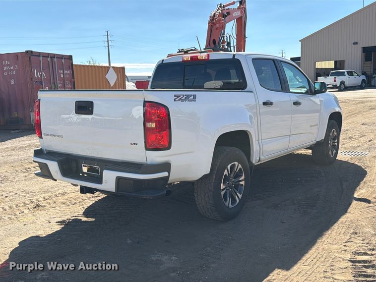 image for item ED0201 2022 Chevrolet Colorado Z71 Crew Cab pickup truck