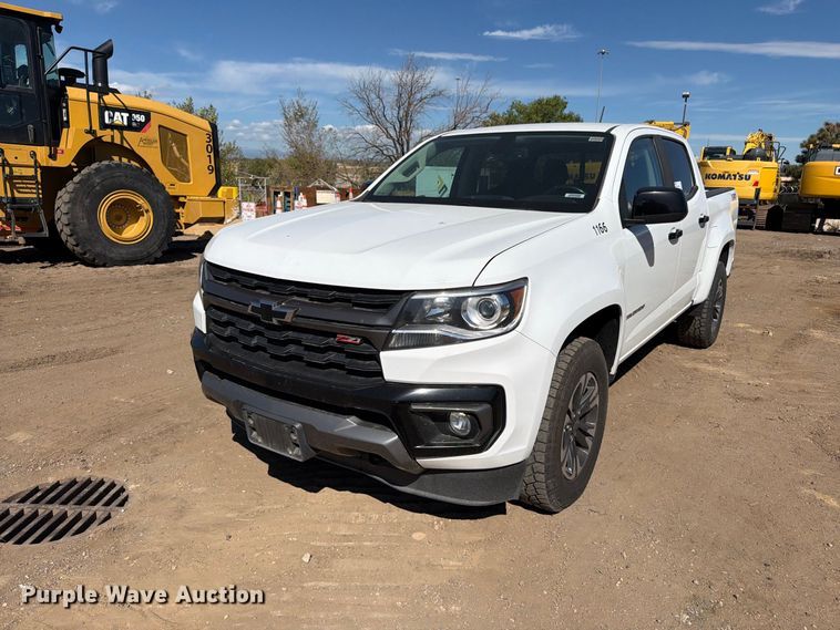 image for item ED0201 2022 Chevrolet Colorado Z71 Crew Cab pickup truck