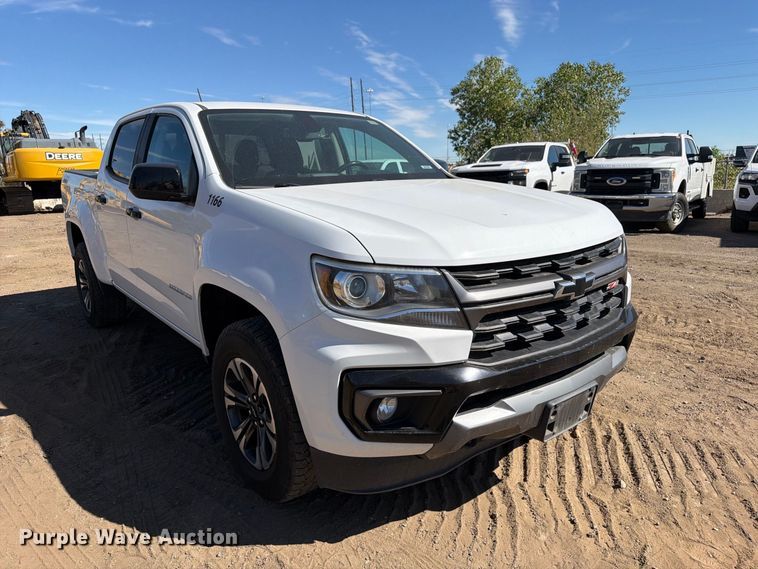 image for item ED0201 2022 Chevrolet Colorado Z71 Crew Cab pickup truck