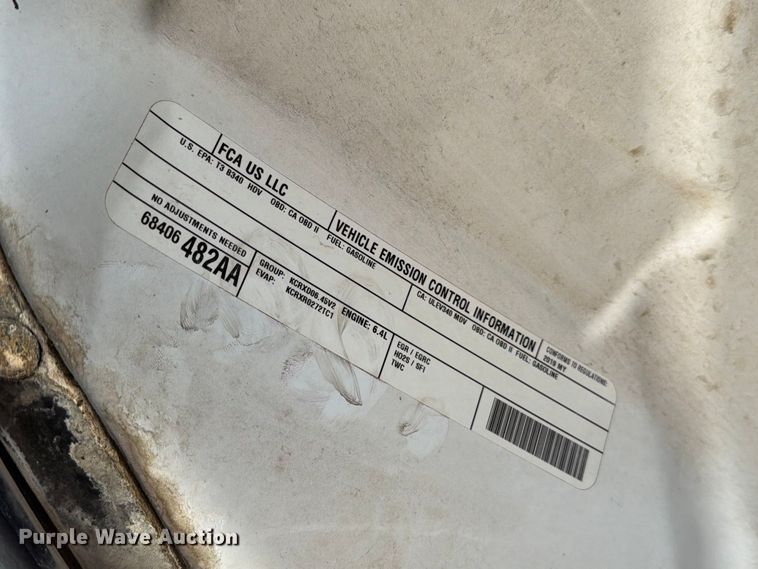 image for item ED5021 2019 RAM 2500 Crew Cab pickup truck