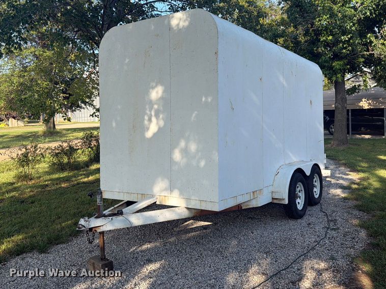2026 Shop built enclosed cargo trailer with K-Former seamless siding machine