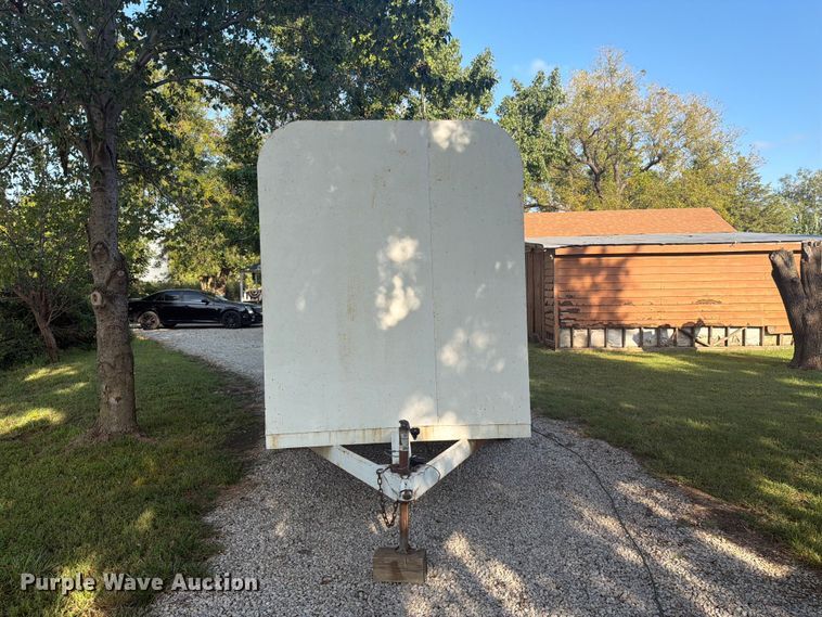 image for item EI7696 2026 Shop built  enclosed cargo trailer with K-Former seamless siding machine