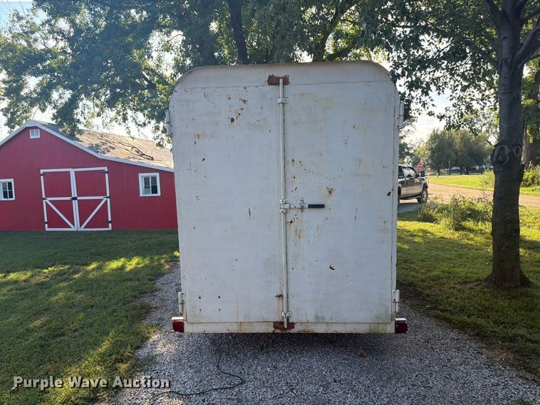 image for item EI7696 2026 Shop built  enclosed cargo trailer with K-Former seamless siding machine