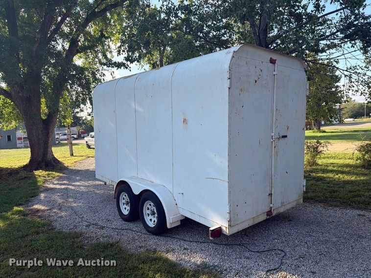 image for item EI7696 2026 Shop built  enclosed cargo trailer with K-Former seamless siding machine