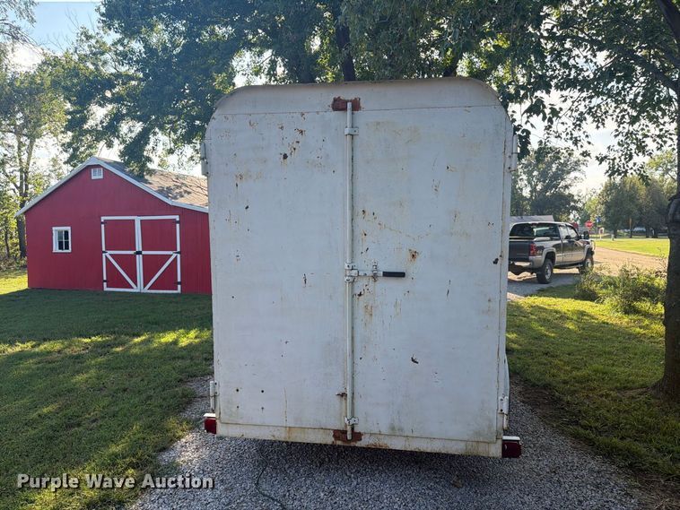 image for item EI7696 2026 Shop built  enclosed cargo trailer with K-Former seamless siding machine