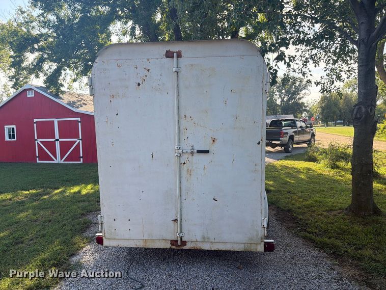 image for item EI7696 2026 Shop built  enclosed cargo trailer with K-Former seamless siding machine