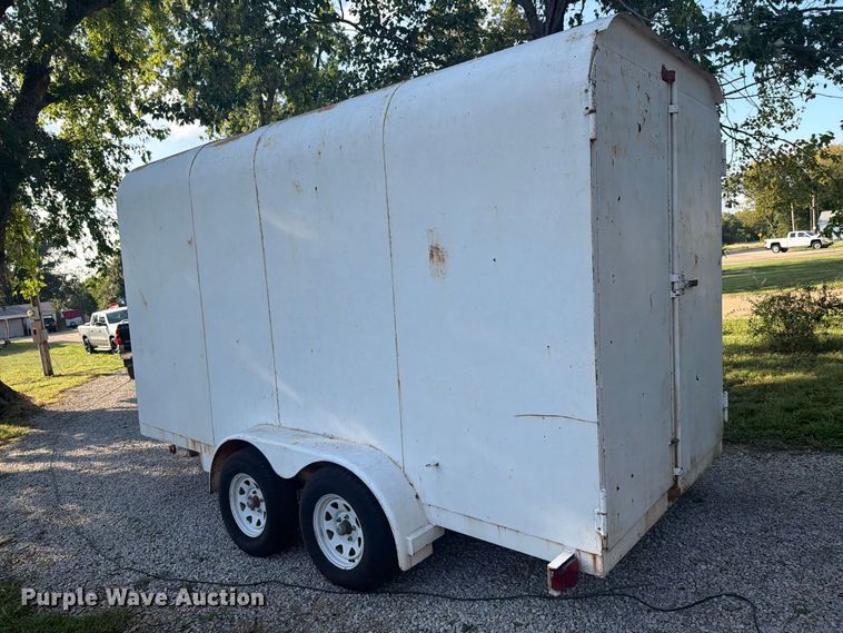 image for item EI7696 2026 Shop built  enclosed cargo trailer with K-Former seamless siding machine