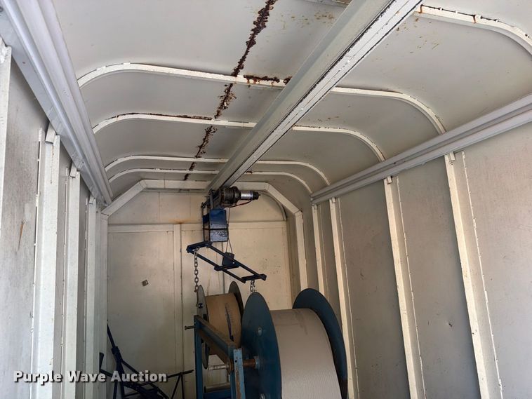 image for item EI7696 2026 Shop built  enclosed cargo trailer with K-Former seamless siding machine