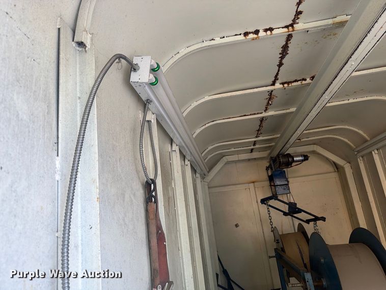 image for item EI7696 2026 Shop built  enclosed cargo trailer with K-Former seamless siding machine