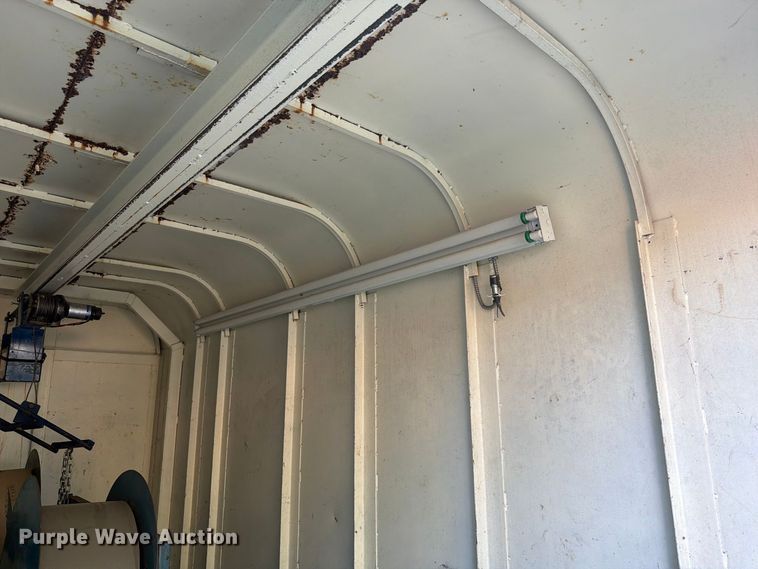 image for item EI7696 2026 Shop built  enclosed cargo trailer with K-Former seamless siding machine