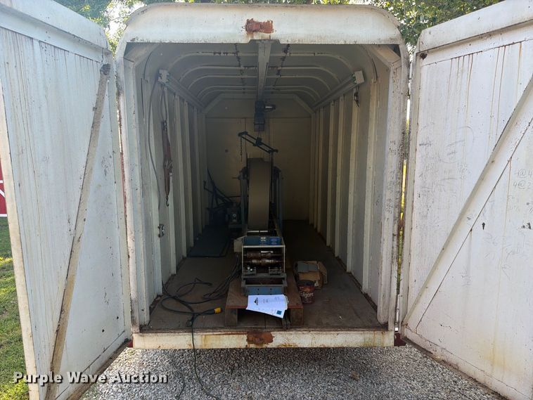 image for item EI7696 2026 Shop built  enclosed cargo trailer with K-Former seamless siding machine