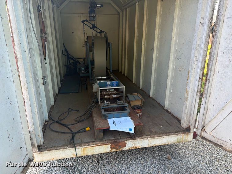 image for item EI7696 2026 Shop built  enclosed cargo trailer with K-Former seamless siding machine