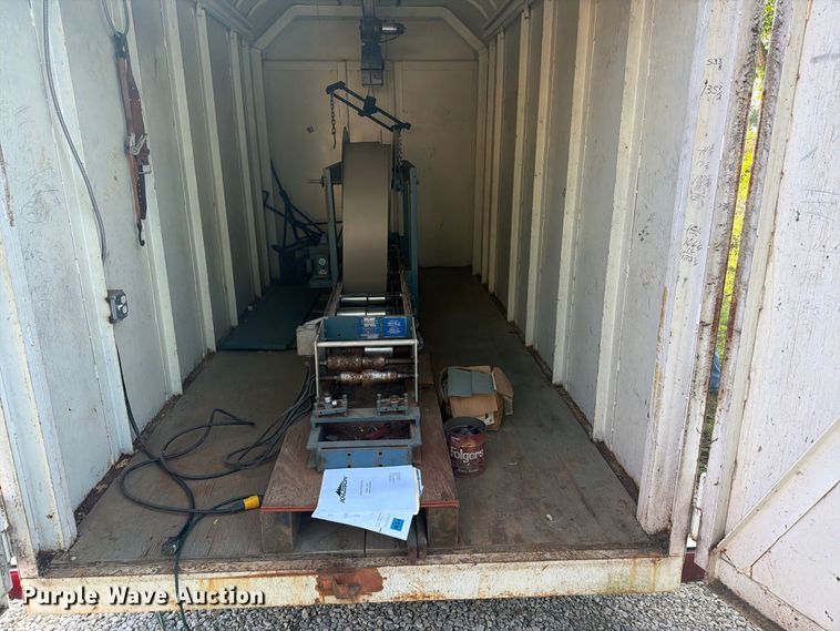 image for item EI7696 2026 Shop built  enclosed cargo trailer with K-Former seamless siding machine