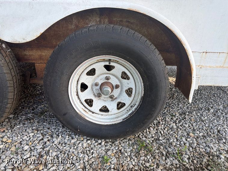 image for item EI7696 2026 Shop built  enclosed cargo trailer with K-Former seamless siding machine