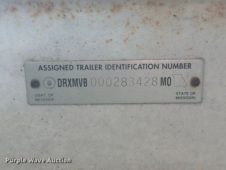 image for item EI7696 2026 Shop built  enclosed cargo trailer with K-Former seamless siding machine