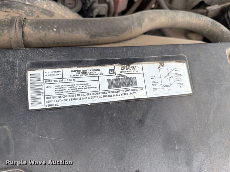 image for item EI7709 2002 GMC Sierra 2500HD Ext. Cab pickup truck