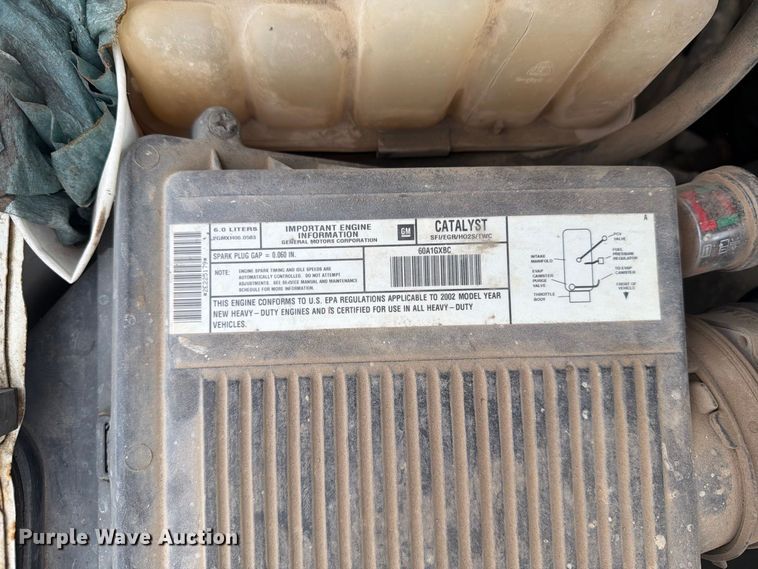 image for item EI7709 2002 GMC Sierra 2500HD Ext. Cab pickup truck