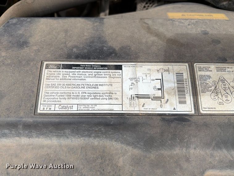 image for item EL2627 1998 Ford F150 Ext. Cab pickup truck
