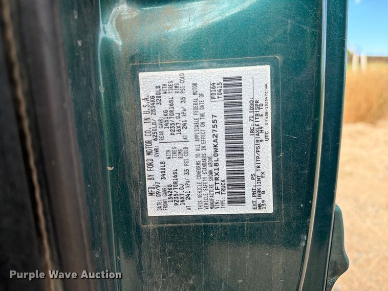 image for item EL2627 1998 Ford F150 Ext. Cab pickup truck