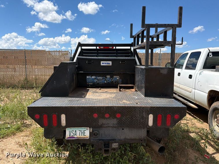 image for item EL2636 2012 Chevrolet Silverado 3500 HD Crew Cab flatbed pickup truck